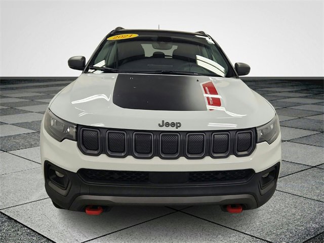 Used 2022 Jeep Compass Trailhawk with VIN 3C4NJDDB8NT128485 for sale in Holland, MI