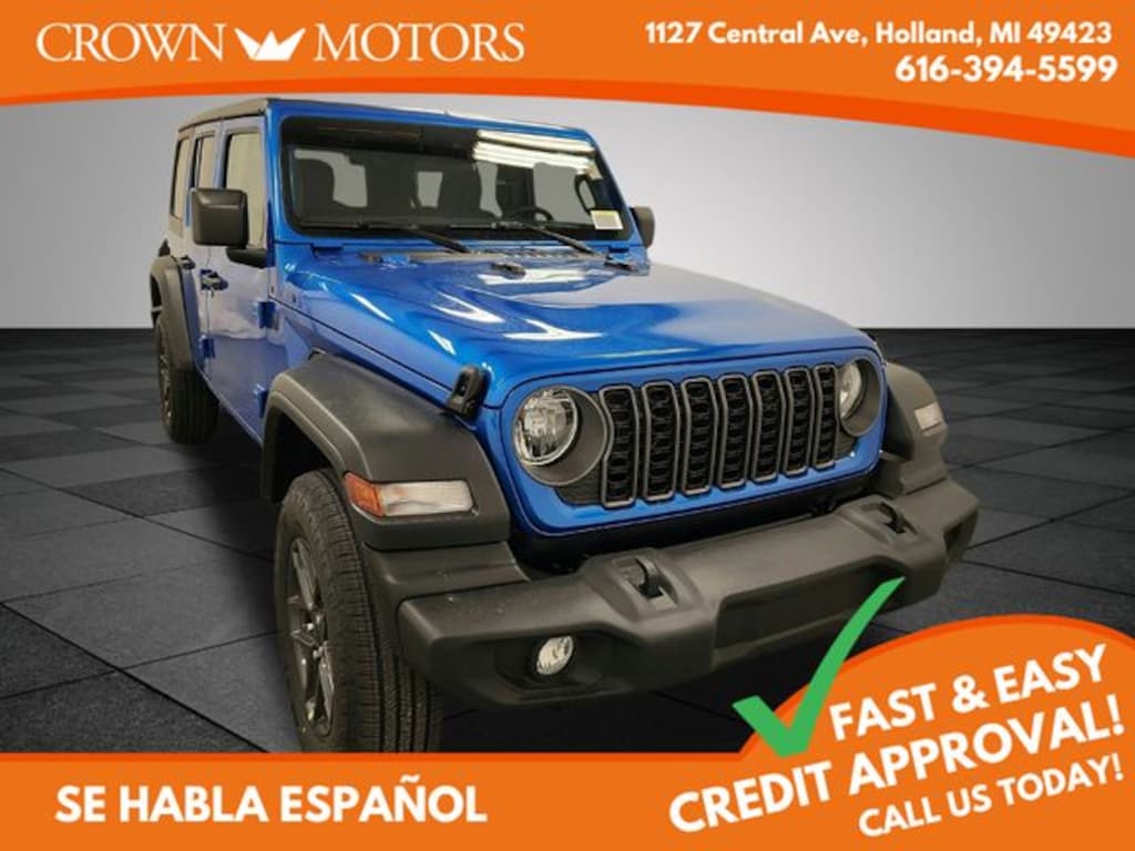 New 2025 Jeep Wrangler 4-DOOR SPORT S Sport Utility