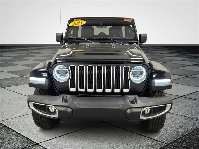 Used 2021 Jeep Wrangler Unlimited Sahara with VIN 1C4HJXEN1MW514861 for sale in Holland, MI