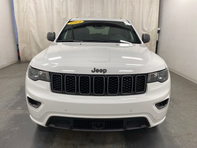 Used 2021 Jeep Grand Cherokee 80th Edition with VIN 1C4RJFBG0MC736717 for sale in Holland, MI