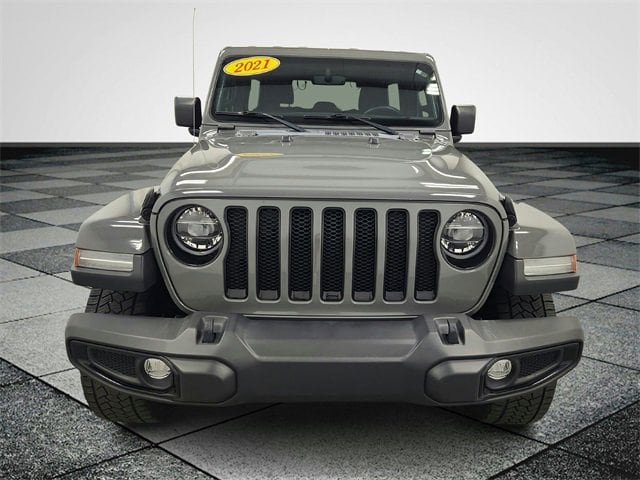 Used 2021 Jeep Wrangler Unlimited Sahara Altitude with VIN 1C4HJXEG6MW694257 for sale in Holland, MI