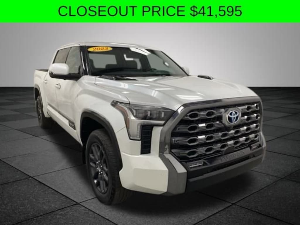 Used 2023 Toyota Tundra Hybrid Platinum Hybrid Truck CrewMax