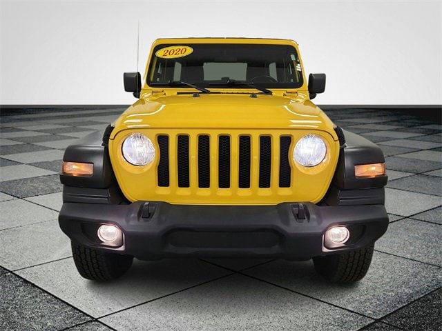 Used 2020 Jeep Wrangler Unlimited Sport S with VIN 1C4HJXDN2LW152233 for sale in Holland, MI