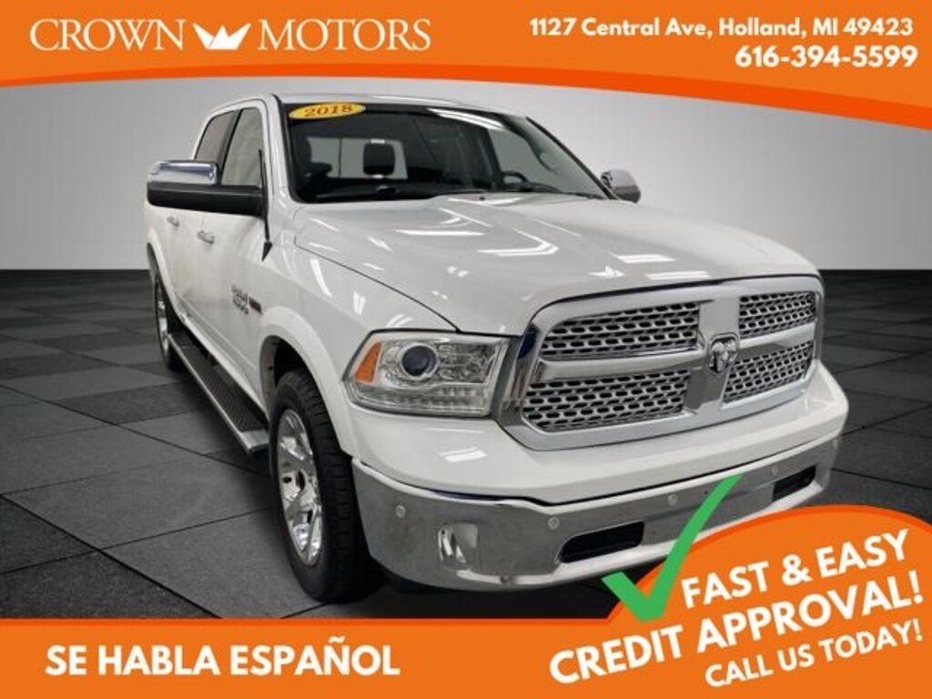 Used 2018 Ram 1500 Laramie Truck Crew Cab