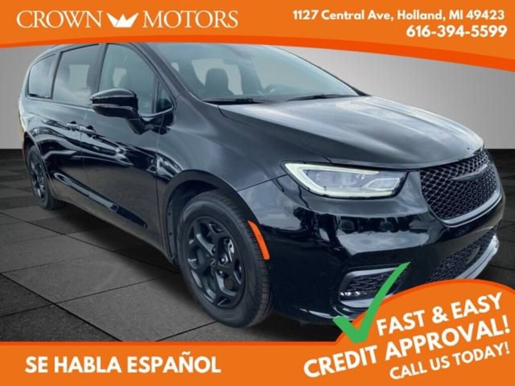 Used 2025 Chrysler Pacifica Plug-In Hybrid Hybrid Premium S Appearance Pkg Van Passenger Van