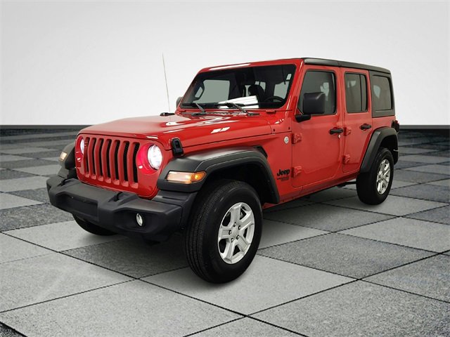 Used 2021 Jeep Wrangler Unlimited Sport S with VIN 1C4HJXDN4MW743665 for sale in Holland, MI