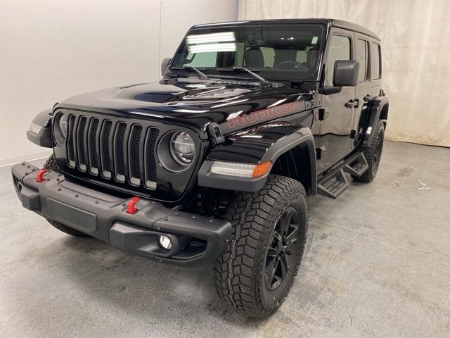 Used 2020 Jeep Wrangler Unlimited Rubicon with VIN 1C4HJXFN1LW122458 for sale in Holland, MI