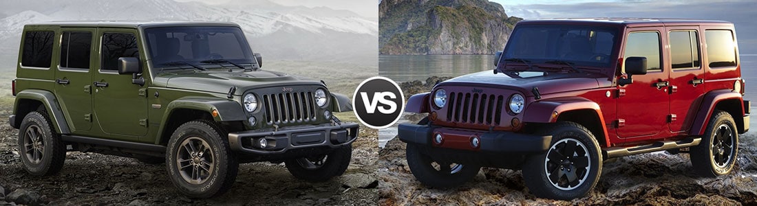 2016 Jeep Wrangler vs 2015 Jeep Wrangler - Crown CDJR of Dublin - near Columbus, OH