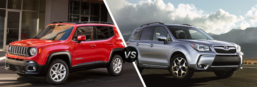 2015 Jeep Renegade vs Subaru Forester