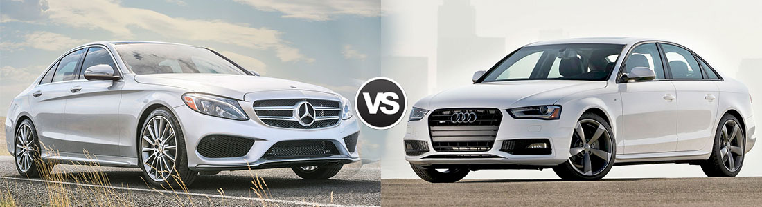 Compare 2016 Mercedes-Benz C300 vs Audi A4