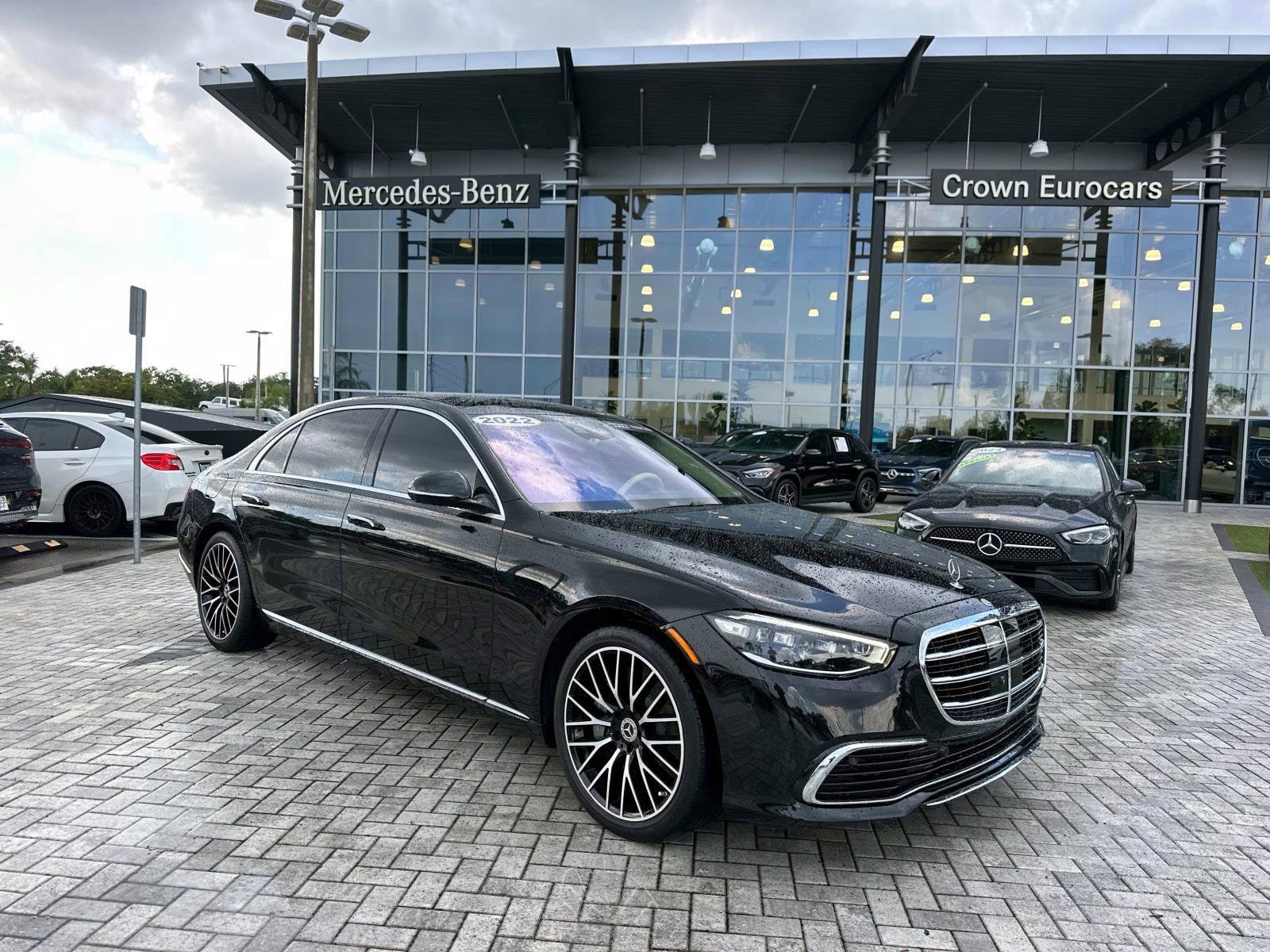 Certified 2022 Mercedes-Benz S-Class S 580 with VIN W1K6G7GB3NA097983 for sale in Pinellas Park, FL