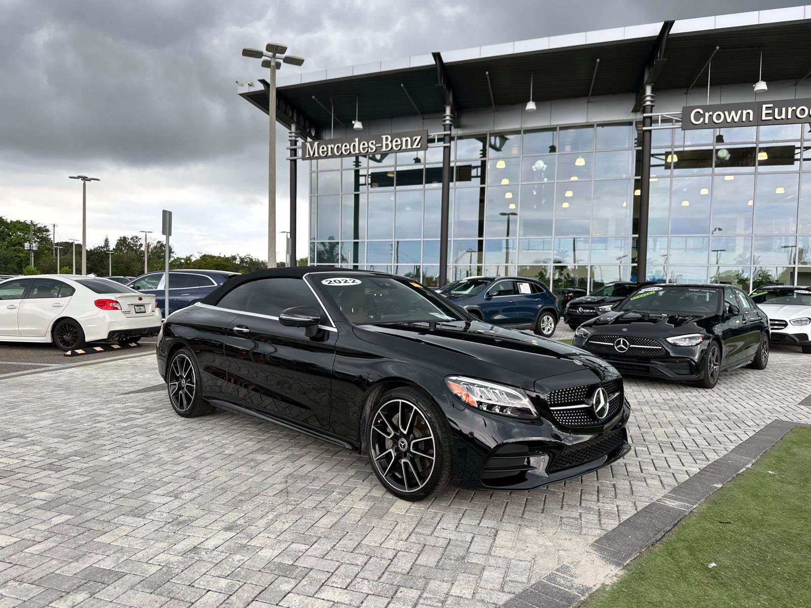 Used 2022 Mercedes-Benz C-Class Cabriolet C 300 with VIN W1KWK8DB8NG115724 for sale in Pinellas Park, FL