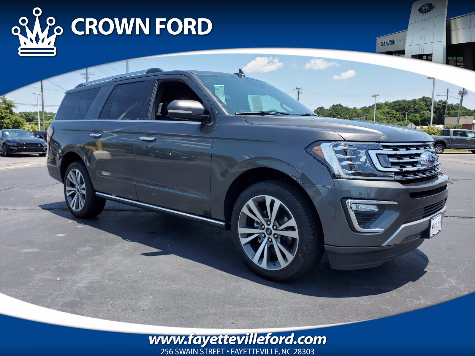 New 21 Ford Expedition Max For Sale At Crown Ford Fayetteville Vin 1fmjk1kt2mea