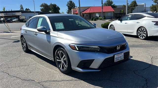 Used 2022 Honda Civic Hatchback LX with VIN 19XFL2H50NE016372 for sale in Redding, CA