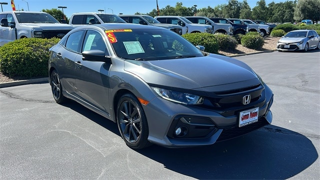Used 2021 Honda Civic Hatchback EX with VIN SHHFK7H69MU426510 for sale in Redding, CA