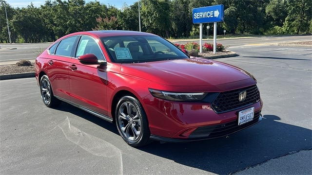 Used 2025 Honda Accord Hybrid EX-L with VIN 1HGCY2F62SA006989 for sale in Redding, CA