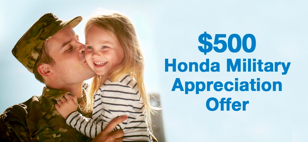 Honda Military Appreciation Offer