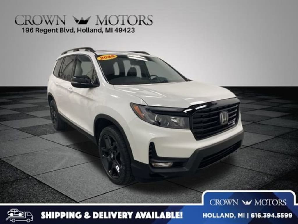 Certified 2025 Honda Passport Black Edition SUV