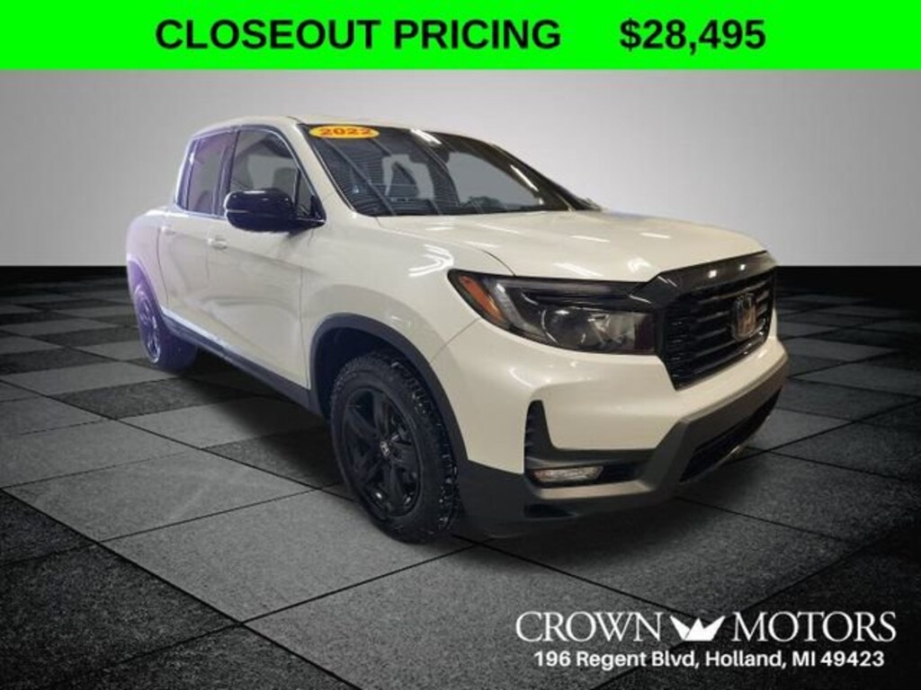 Used 2022 Honda Ridgeline Black Edition Truck Crew Cab