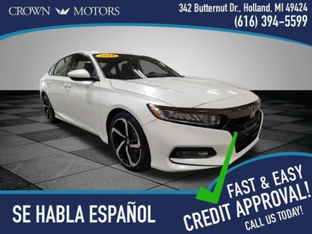 Used 2018 Honda Accord Sport 1.5T Sedan