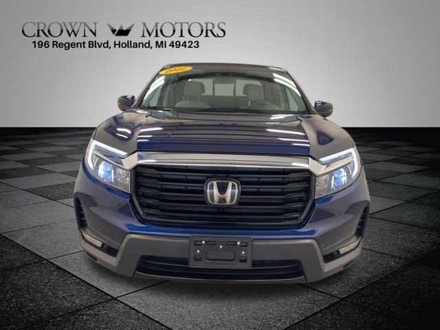 Certified 2022 Honda Ridgeline RTL-E with VIN 5FPYK3F72NB024710 for sale in Holland, MI