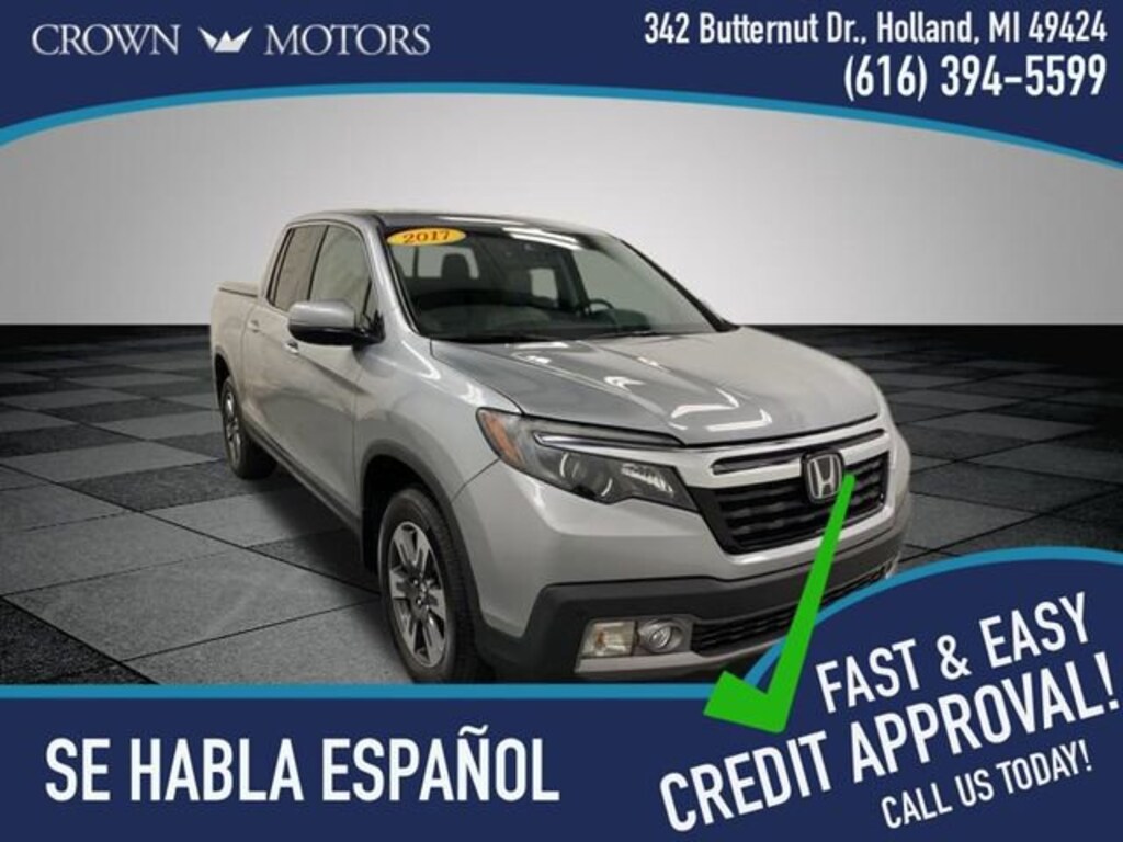 Used 2017 Honda Ridgeline RTL-E Truck Crew Cab