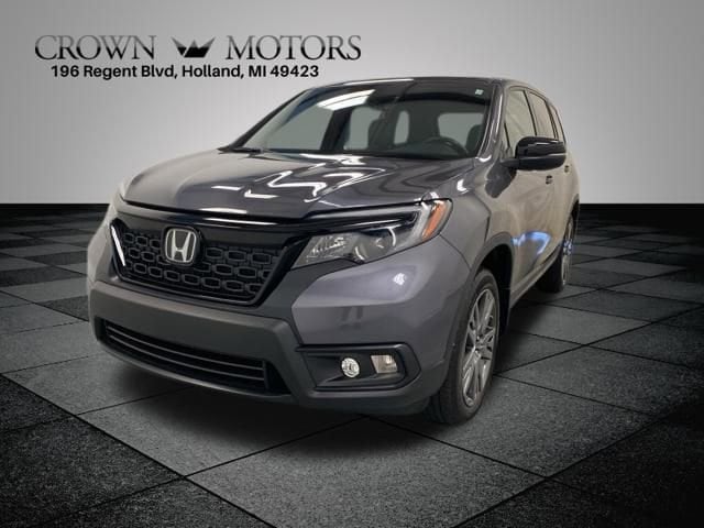 Certified 2021 Honda Passport EX-L with VIN 5FNYF8H52MB038742 for sale in Holland, MI