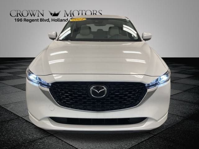 Certified 2024 Mazda CX-5 S Preferred package with VIN JM3KFBCL1R0407418 for sale in Holland, MI