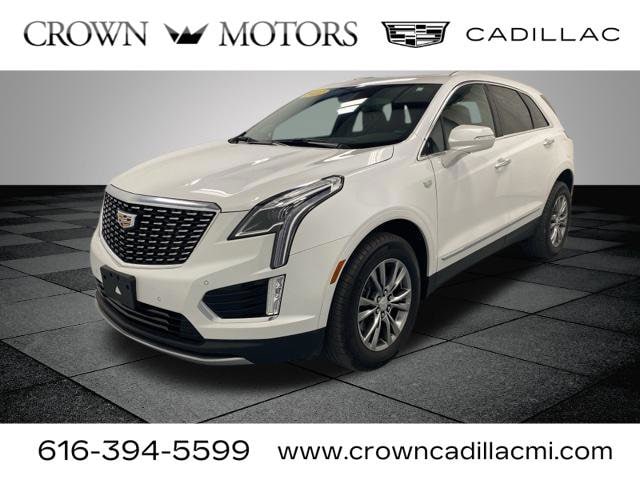 Certified 2021 Cadillac XT5 Premium Luxury with VIN 1GYKNDRS7MZ160426 for sale in Holland, MI