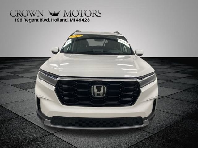 Certified 2023 Honda Pilot Elite with VIN 5FNYG1H87PB028968 for sale in Holland, MI