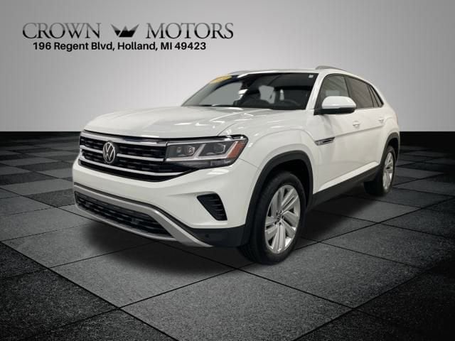 Used 2022 Volkswagen Atlas Cross Sport SE w/Tech with VIN 1V2HE2CA7NC204027 for sale in Holland, MI