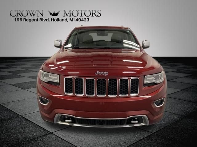Used 2014 Jeep Grand Cherokee Overland with VIN 1C4RJFCG8EC119730 for sale in Holland, MI