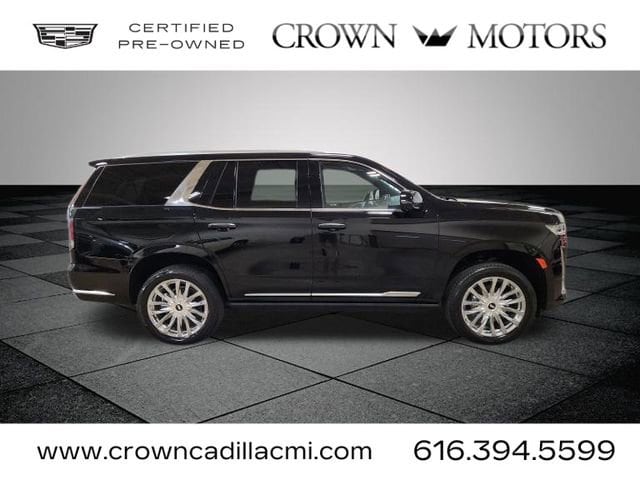 Certified 2023 Cadillac Escalade Premium Luxury with VIN 1GYS4CKL1PR447605 for sale in Holland, MI