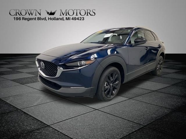 Certified 2021 Mazda CX-30 Turbo Premium Plus with VIN 3MVDMBEY7MM310681 for sale in Holland, MI