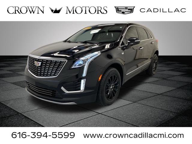 Certified 2021 Cadillac XT5 Premium Luxury with VIN 1GYKNDRS0MZ163376 for sale in Holland, MI