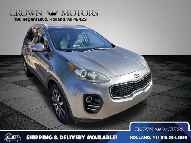 Used 2019 Kia Sportage EX with VIN KNDPNCAC5K7529271 for sale in Holland, MI