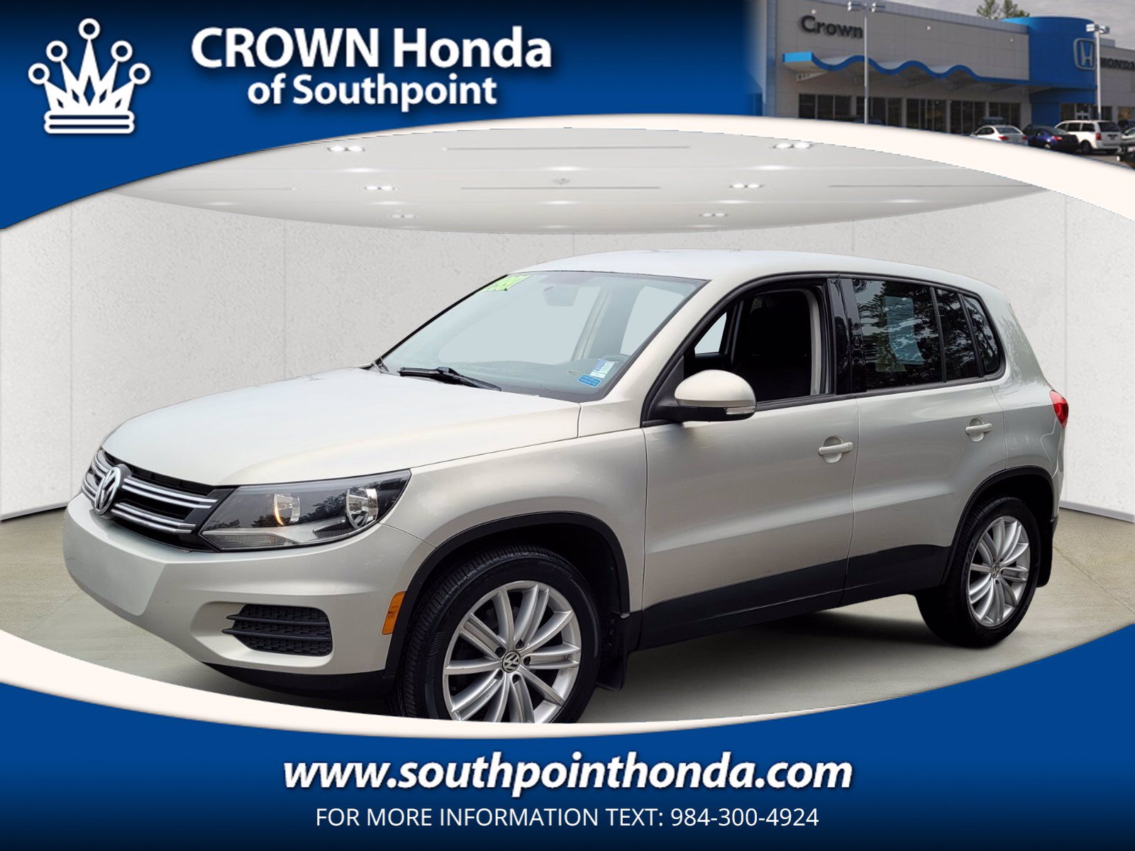 Used 2013 Tiguan For Sale at Crown Ford Fayetteville | WVGBV3AX2DW601609