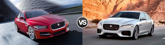 Compare the 2017 Jaguar XE vs 2016 Jaguar XJ