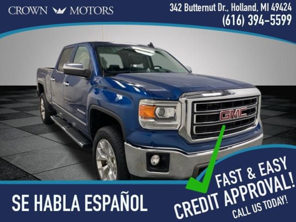 Used 2015 GMC Sierra 1500 SLT Truck Crew Cab