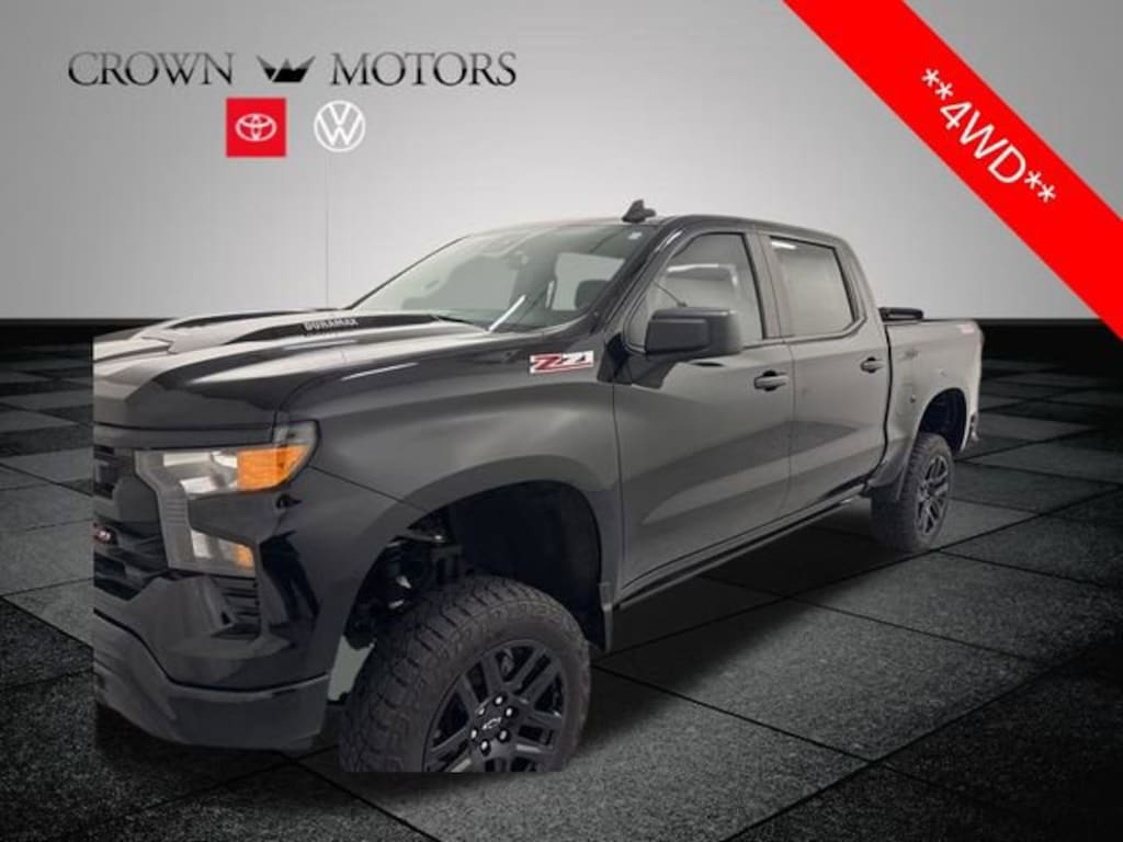 Used 2022 Chevrolet Silverado 1500 Custom Trail Boss Truck Crew Cab