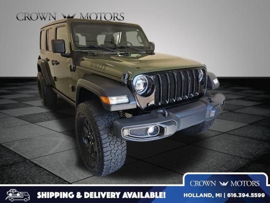 Used 2021 Jeep Wrangler Unlimited Willys SUV