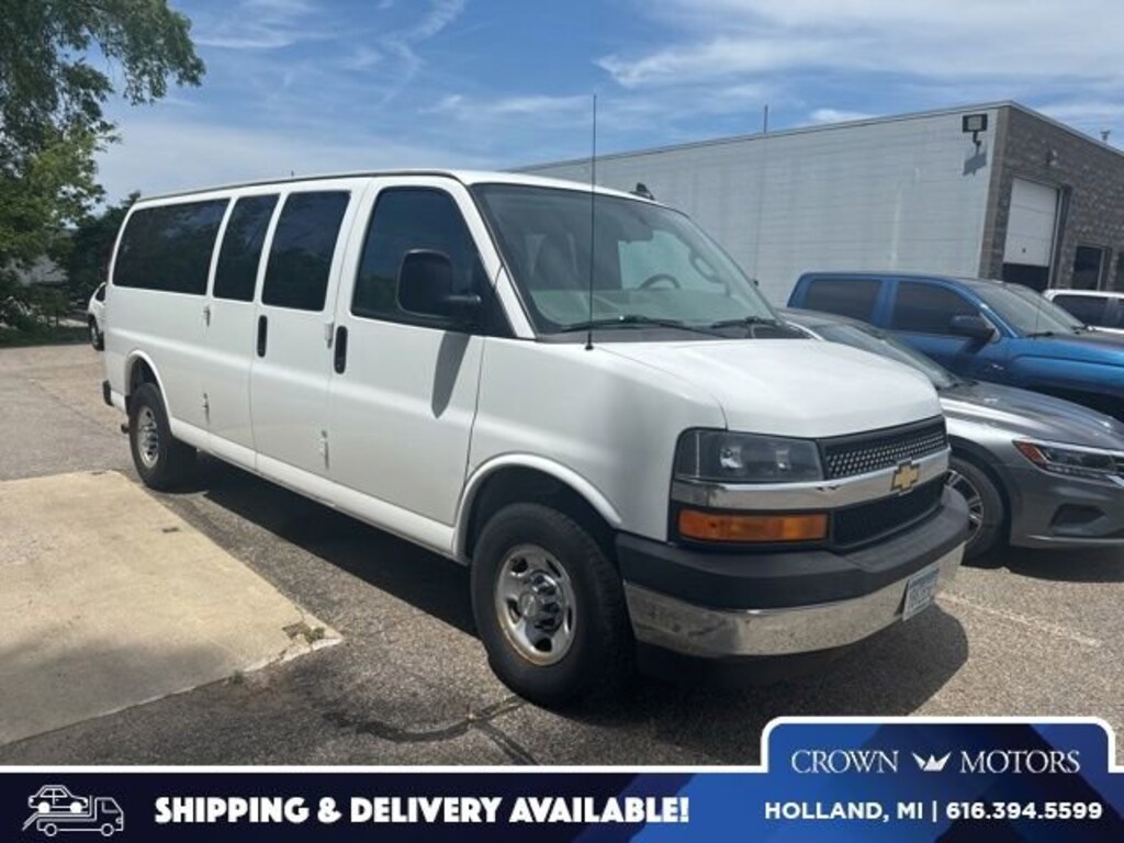 Used 2017 Chevrolet Express 3500 LT Van Extended Passenger Van