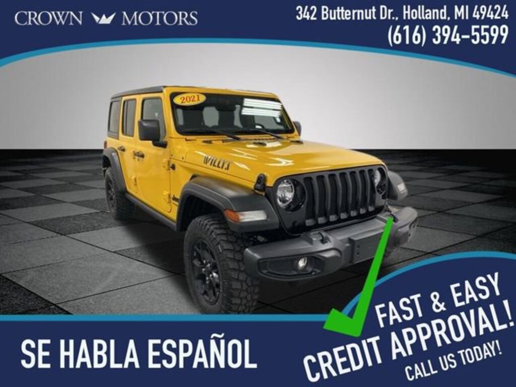 Used 2021 Jeep Wrangler Unlimited Sport SUV
