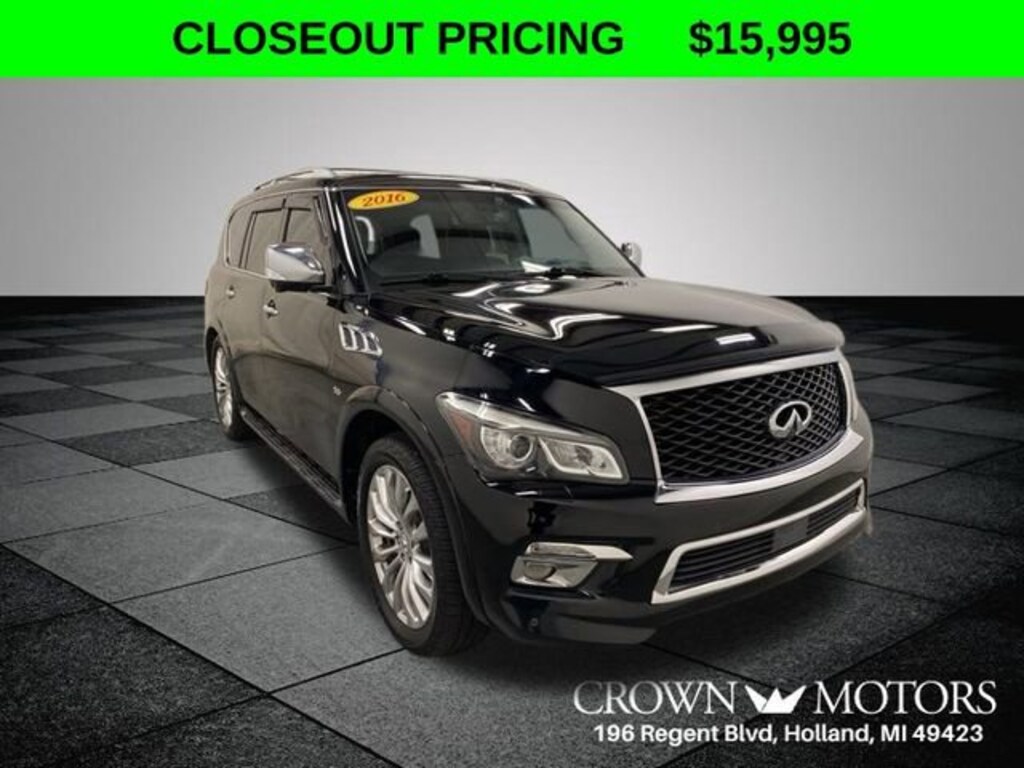 Used 2016 INFINITI QX80 5.6 Limited SUV