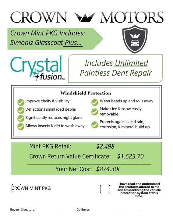 Crystal Fusion Windshield Protection