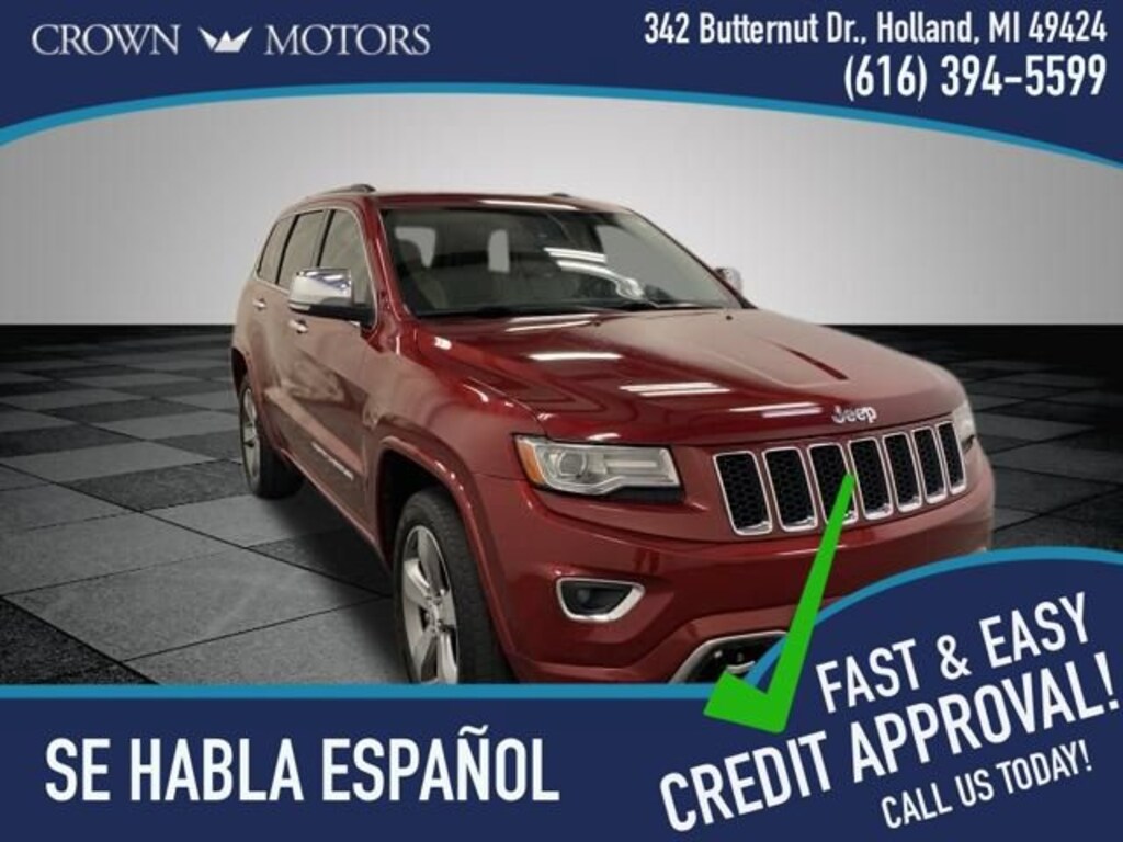 Used 2014 Jeep Grand Cherokee Overland 4x4 SUV