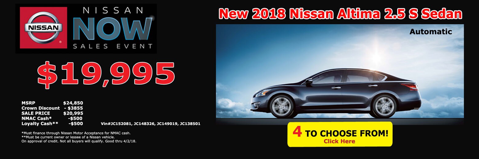 Crown Nissan New Nissan dealership in Redding, CA 96002