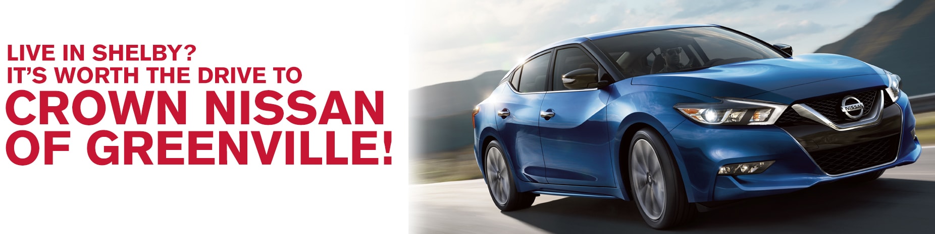 Make The Drive From Shelby!
