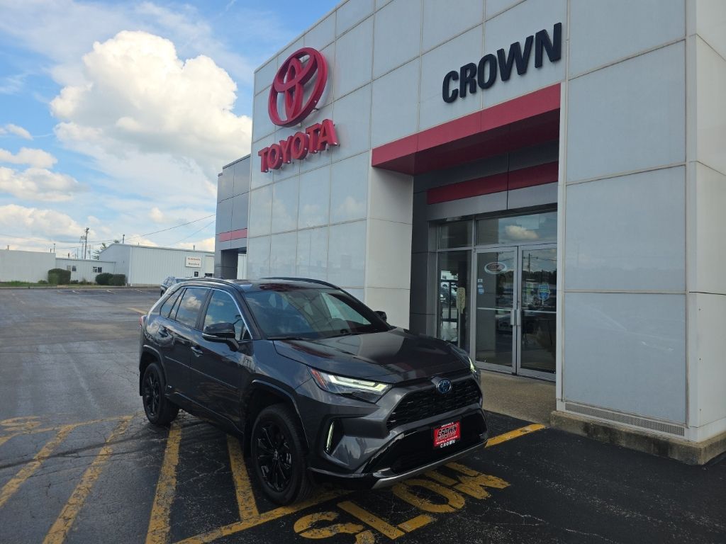 Midnight Black Metallic 2024 Toyota RAV4 Hybrid SUV / Crossover All-Wheel Drive Continuously Variable Transmission