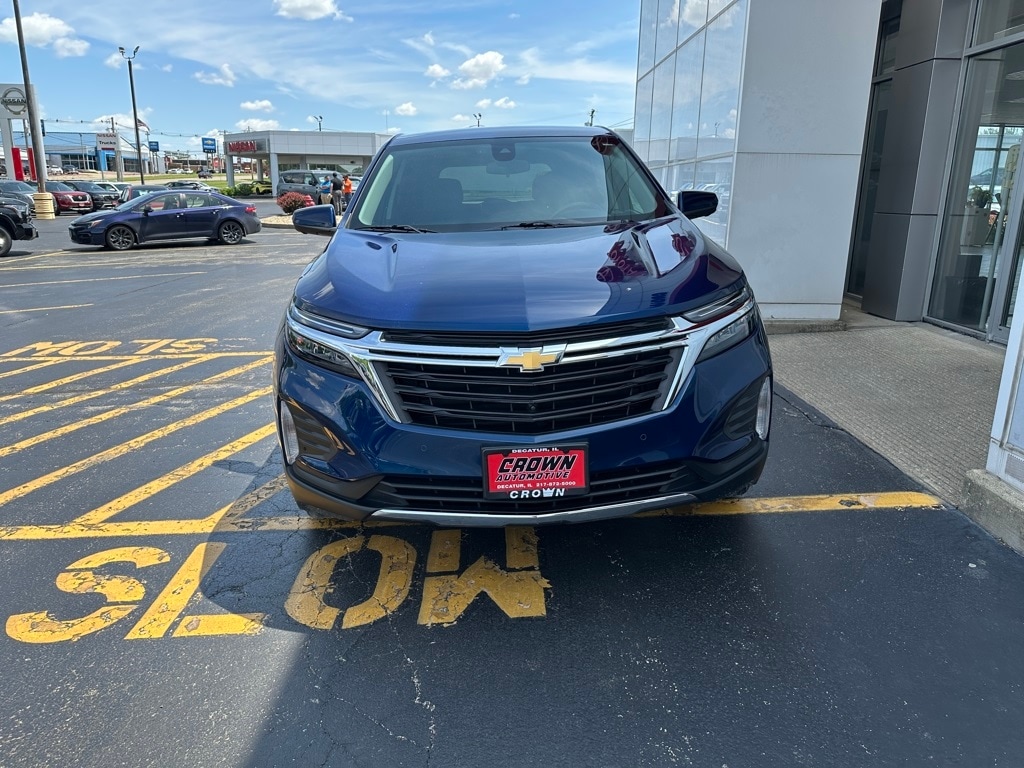 Used 2022 Chevrolet Equinox LT with VIN 3GNAXKEV0NL307606 for sale in Decatur, IL